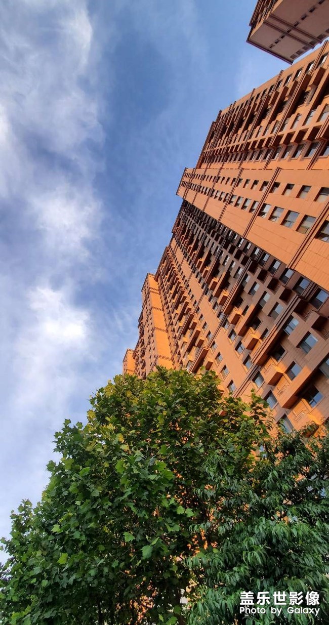 曬一下我們小區(qū)和我們的藍天