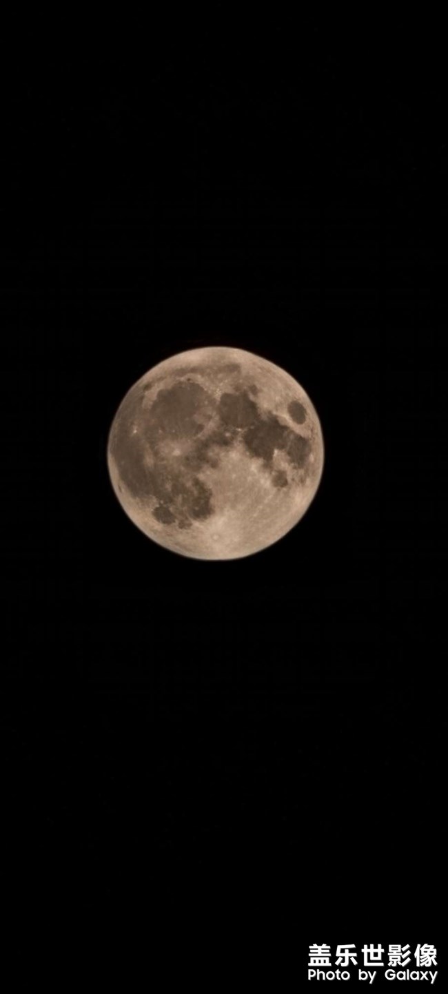 昨晚的超級月亮
