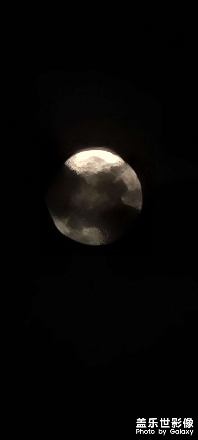 昨晚的超級月亮