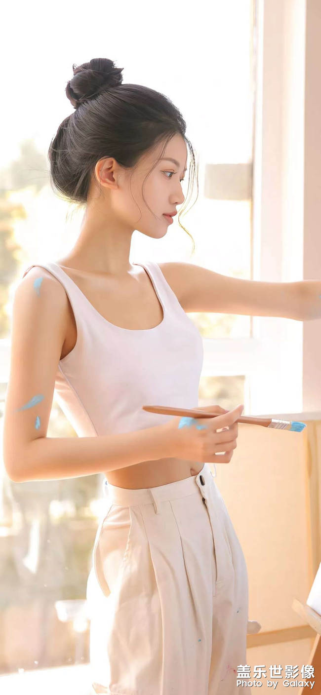 會畫畫的女生真好看