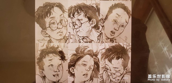 速寫面部表情