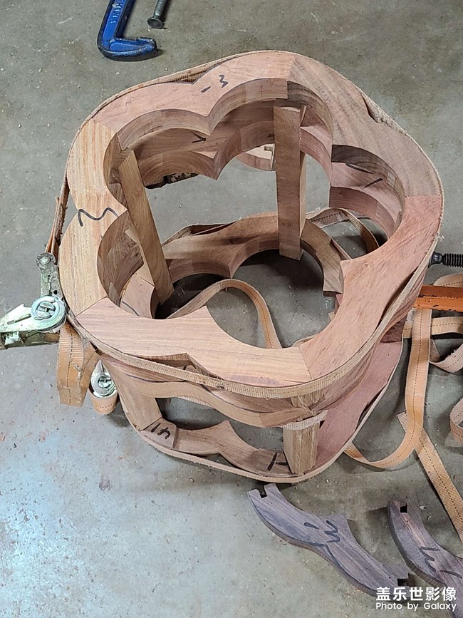 緬甸花梨木.梅花凳