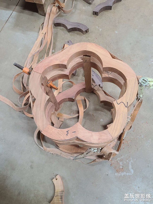 緬甸花梨木.梅花凳