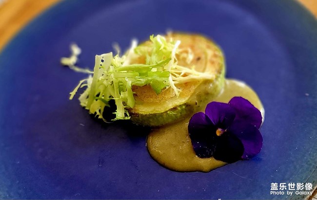 素食館的精美食品